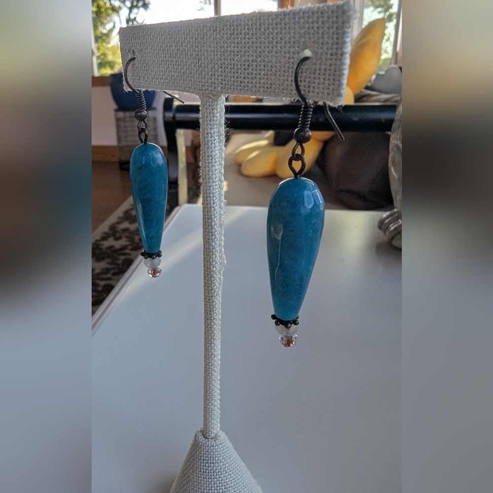 Vintage Jadeite Dangle Earrings